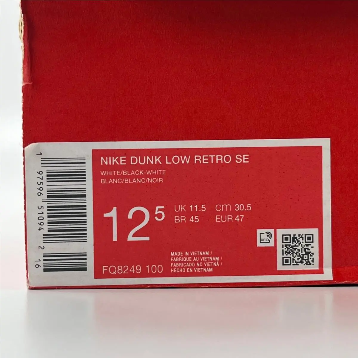 Nike shoes - Nike Dunk Low Retro SE - FQ8249-100 - White 8