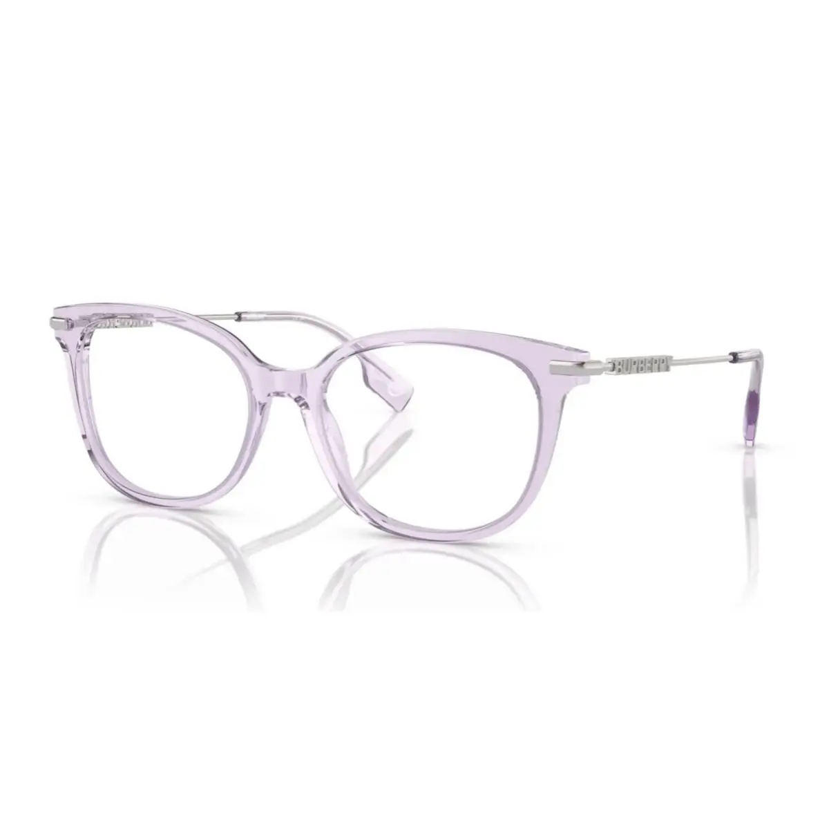 BE2391 4095 51 Transparent Liliac 51mm Eyeglasses Optical Frame by Burberry