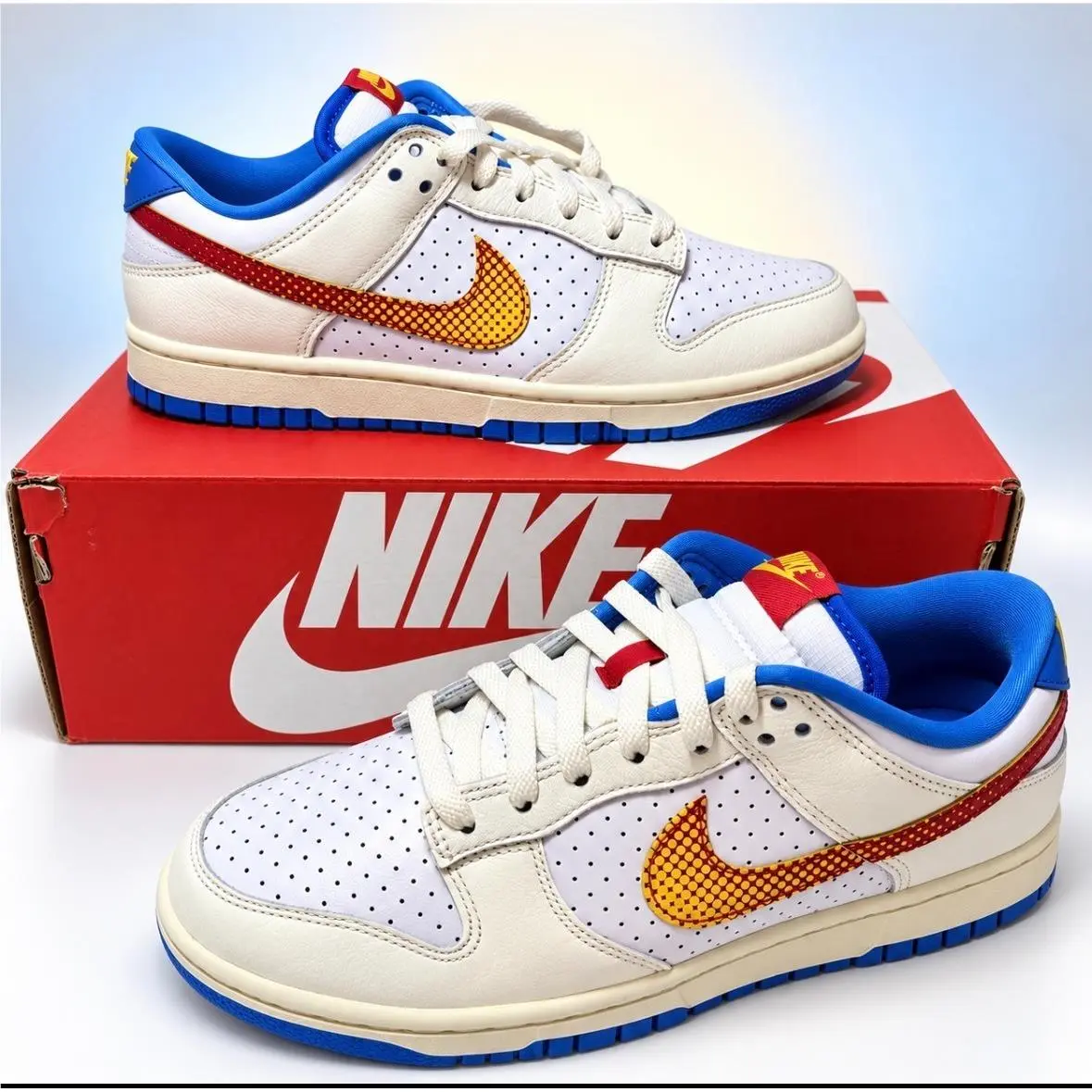 Size 7.5 - Nike Men`s Dunk Low Harlem Globetrotters Pack