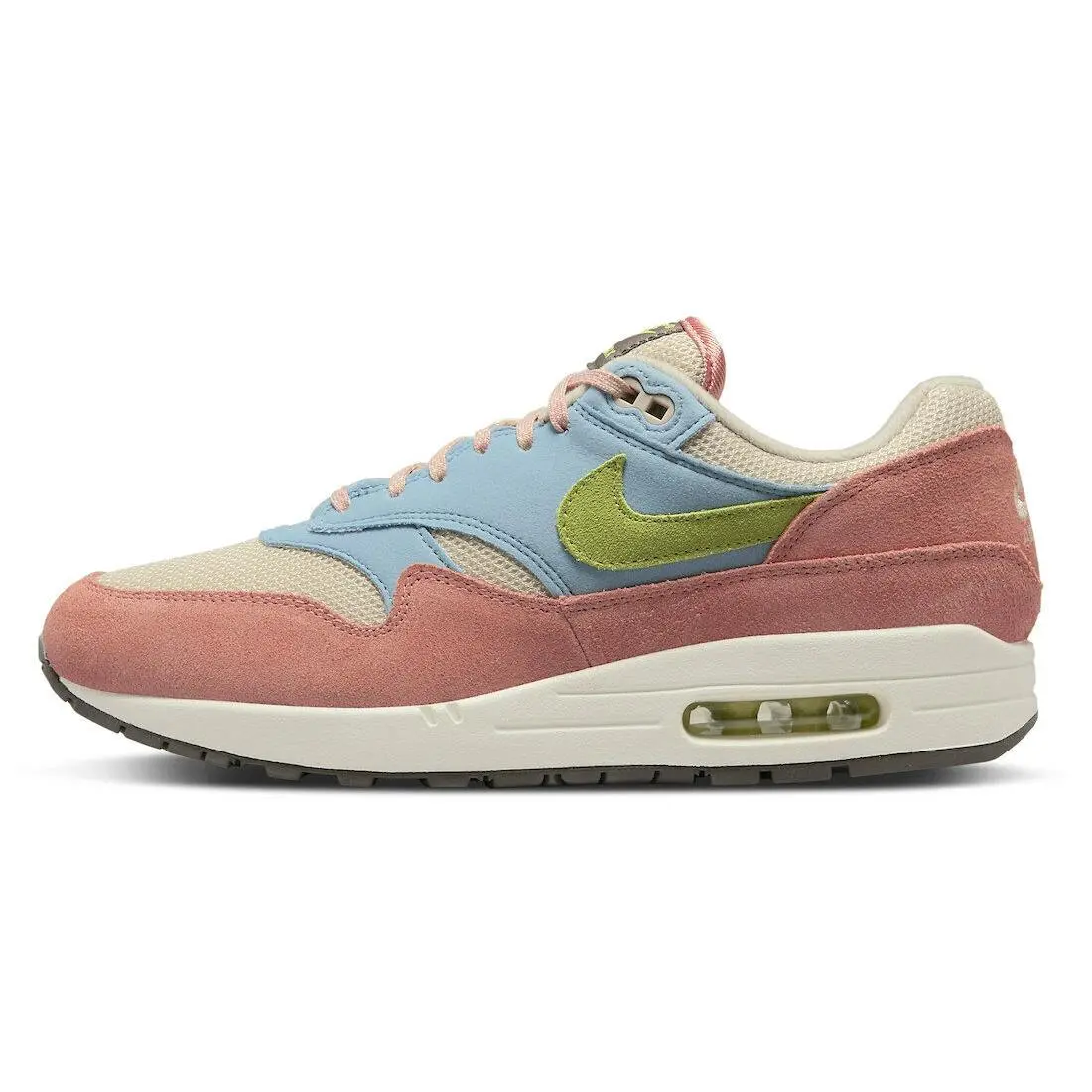 Men`s Nike Air Max 1 Lt Madder Root/vivid Green DV3196 800 - 8