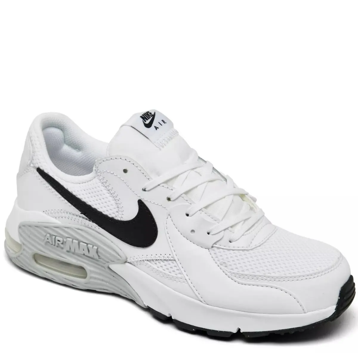 Nike Women Air Max Excee Everyday Casual Shoes Sze 10 White Pure Platinum Black - White, Black, Gray