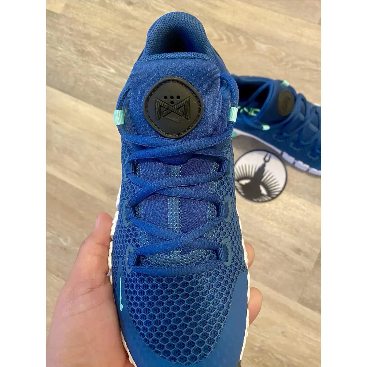 Nike shoes - Nike Free Metcon 4 - Free Metcon - CZ0596-401 - Valerian Blue / Black / Green Glow (UPC: 196151879364) 6