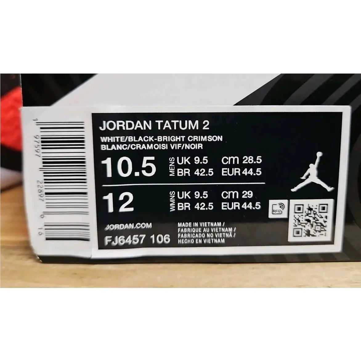 Nike shoes - Jordan Tatum 2 - Tatum - FJ6457-106 - White (UPC: 197597228976) 8