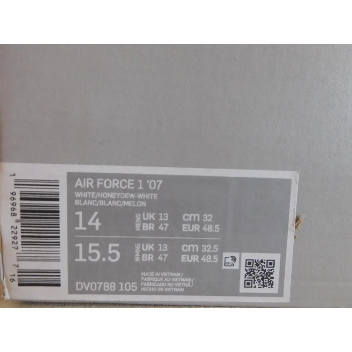Nike shoes - Nike Air Force 1 `07 - DV0788-105 - White (UPC: 196968229277) 3