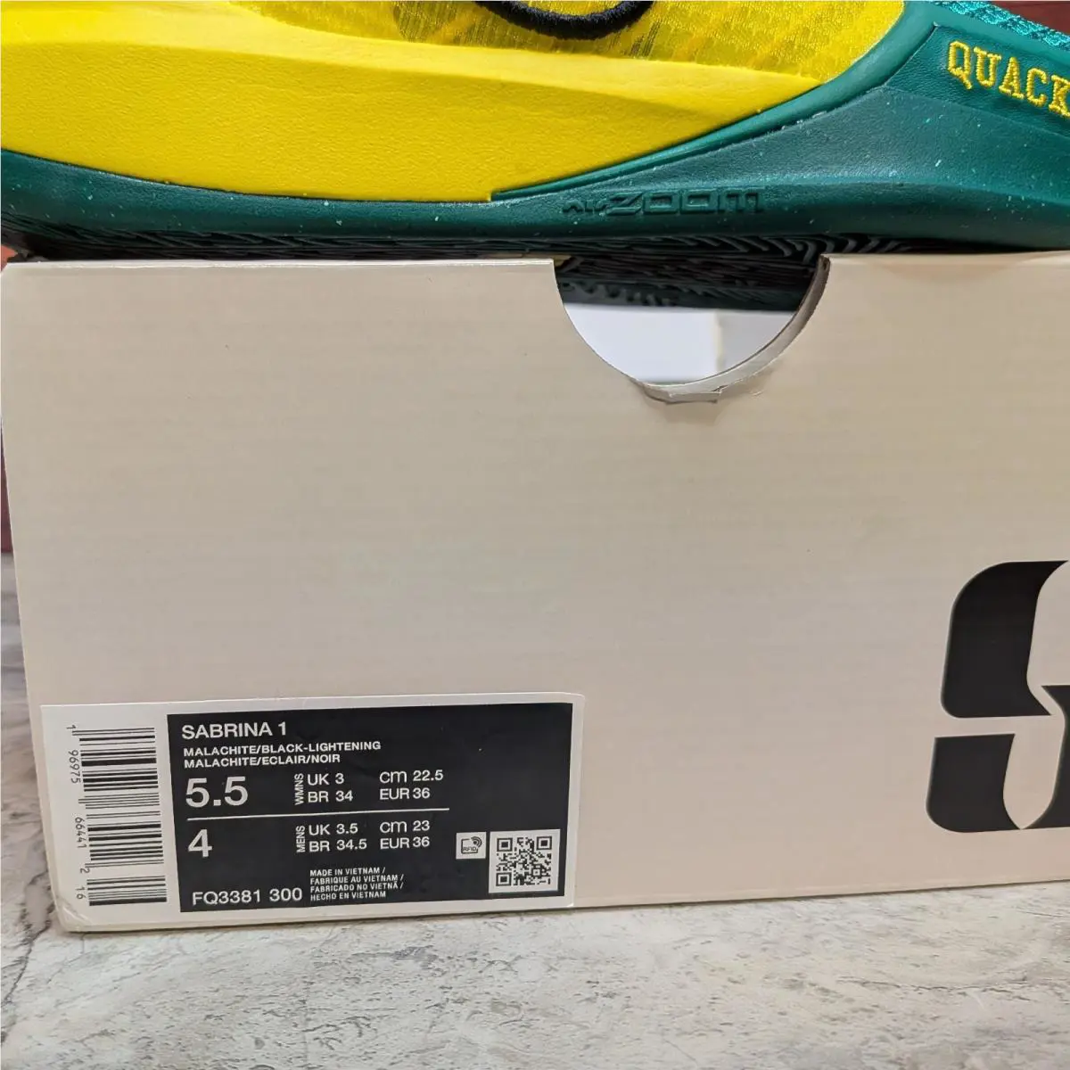 Nike shoes - Nike Sabrina 1 - Sabrina - FQ3381-300 - Green (UPC: 196975664412) 7