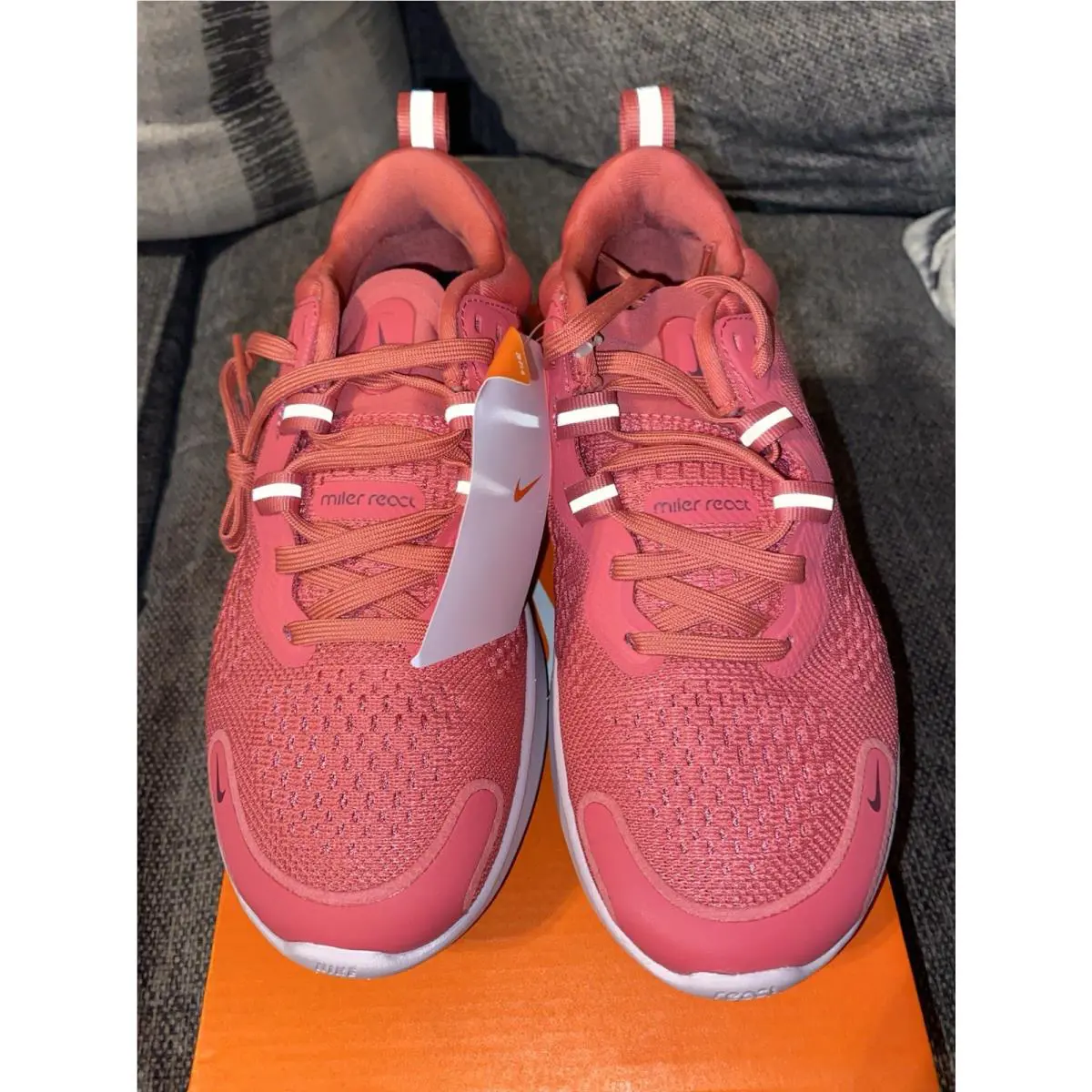 Nike shoes - Nike React Miler 2 - React Miler - CW7136 600 - Pink 0