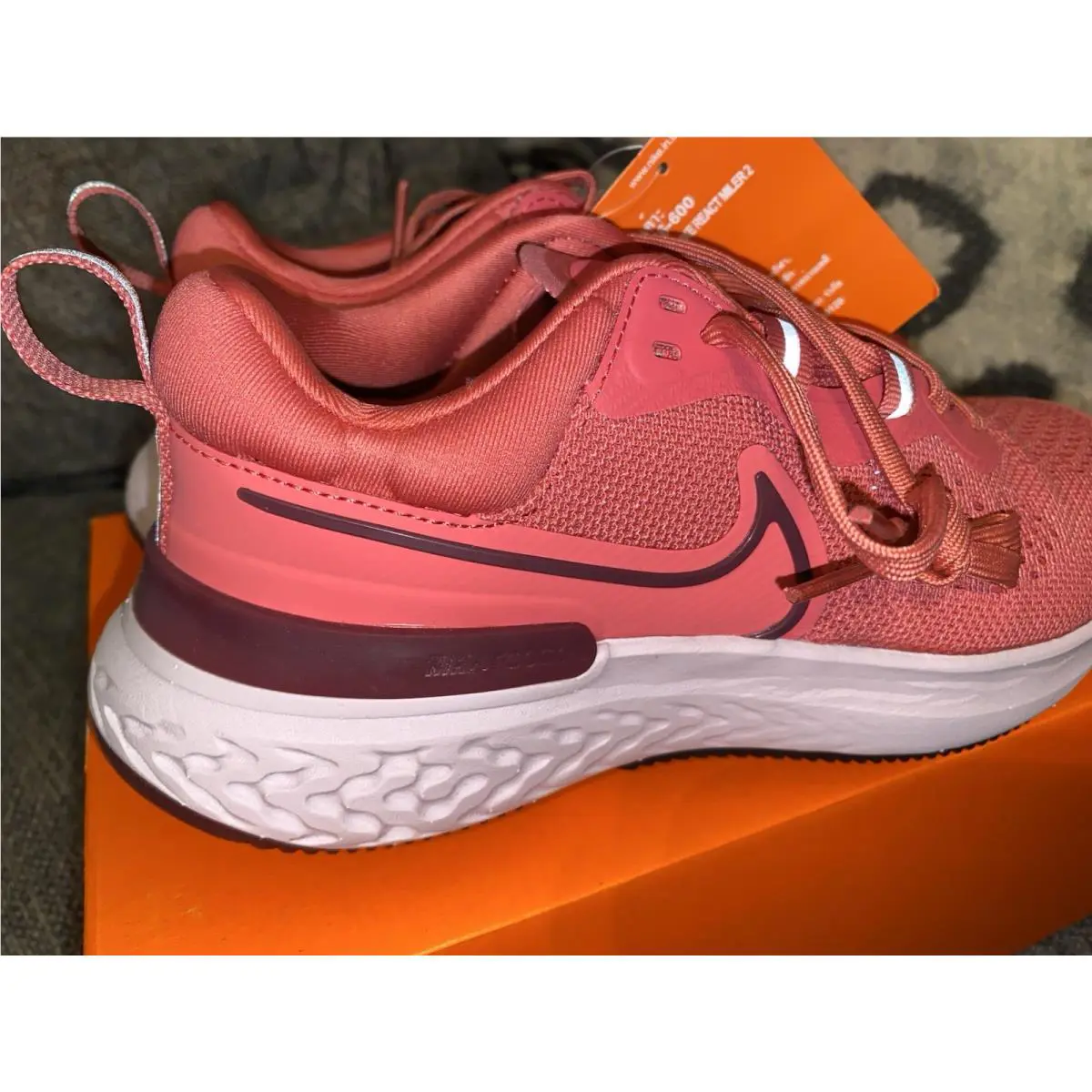 Nike shoes - Nike React Miler 2 - React Miler - CW7136 600 - Pink 2