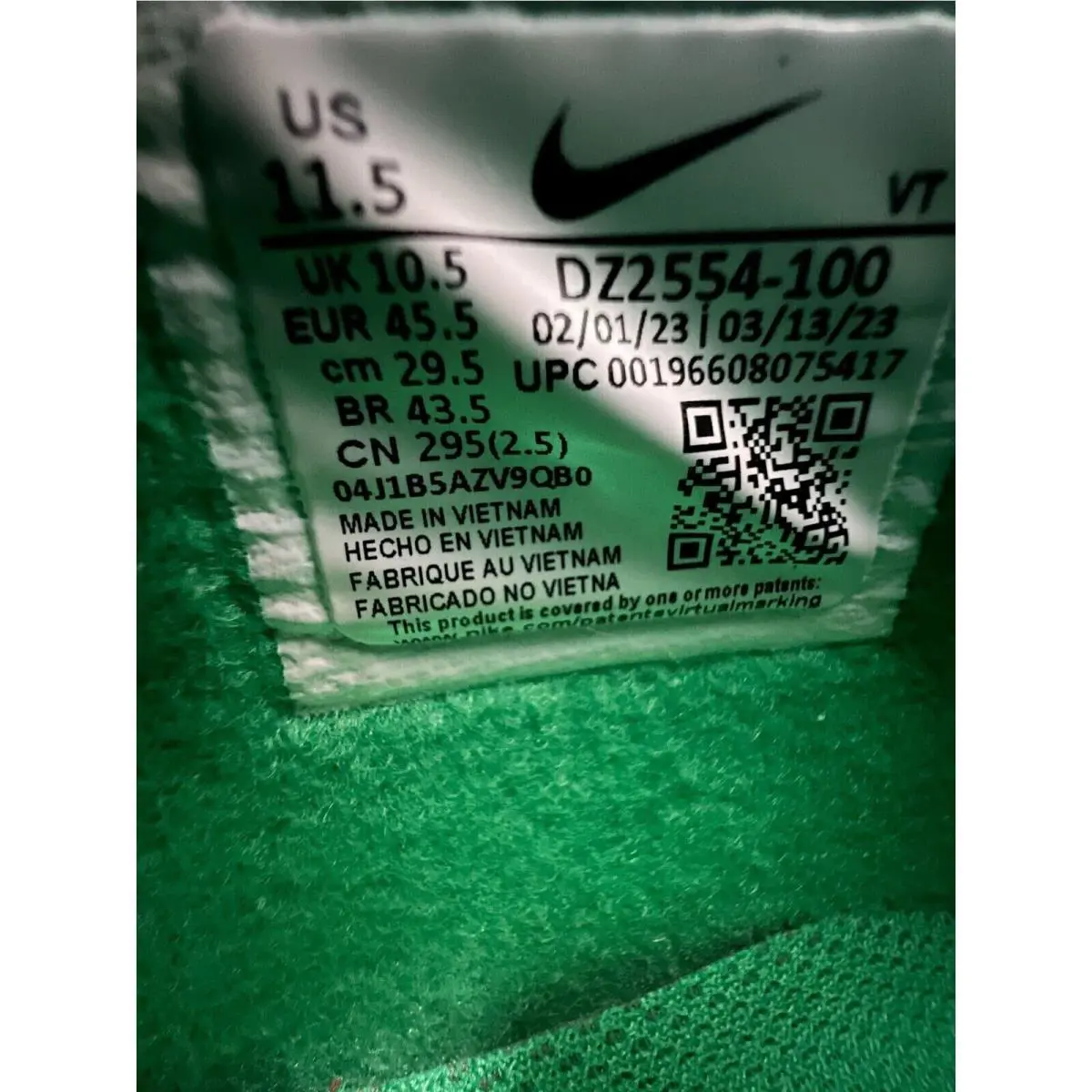 Nike shoes - Nike Air Force 1 Mid - DZ2554-100 - Green (UPC: 196608075417) 9