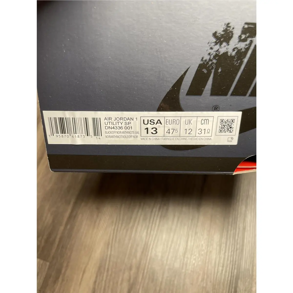 Nike shoes - Nike Air Jordan 1 - Air - DN4336 001 - Black 10