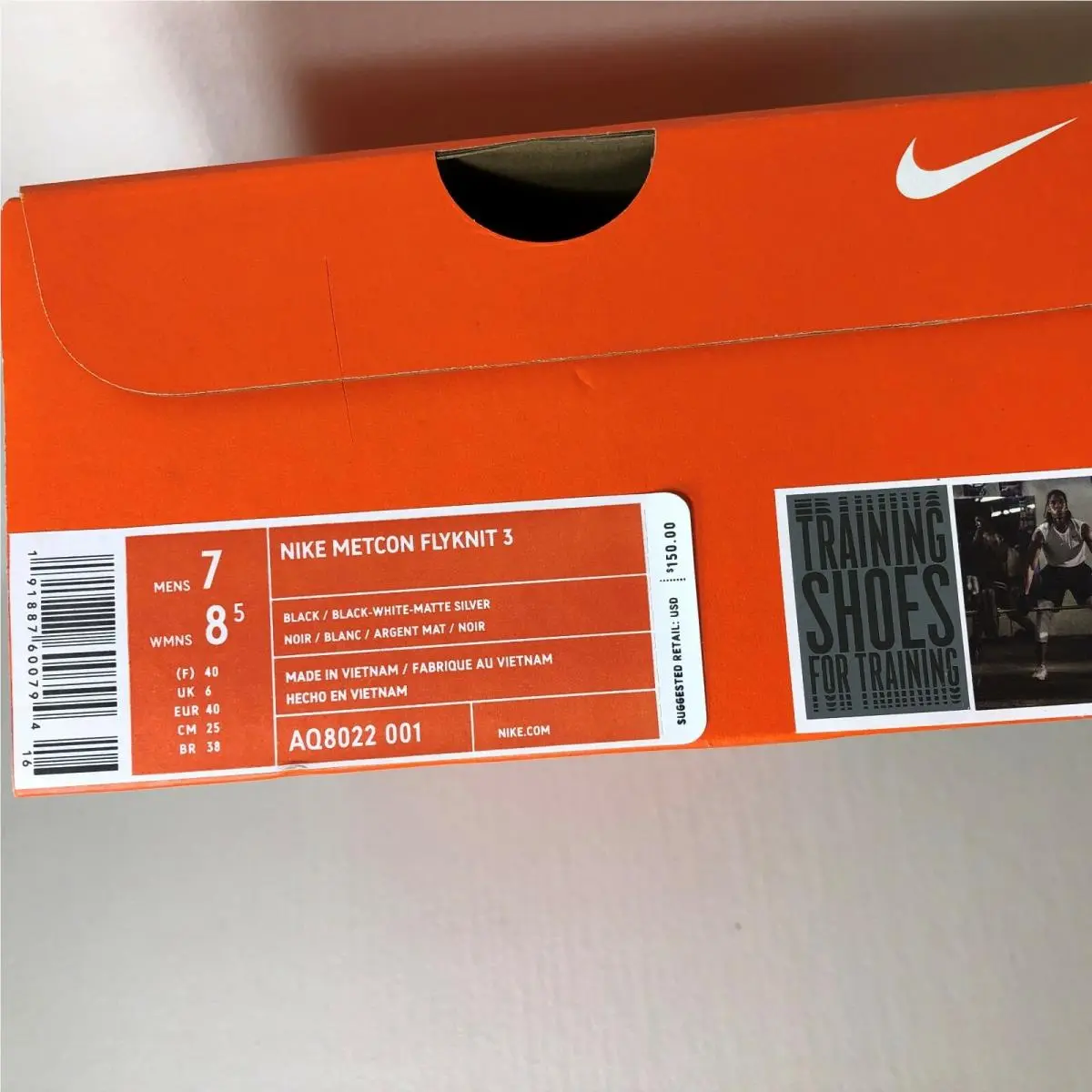 Nike shoes - Nike Metcon Flyknit 3 - Metcon Flyknit - AQ8022-001 - Black (UPC: 191887600794) 10