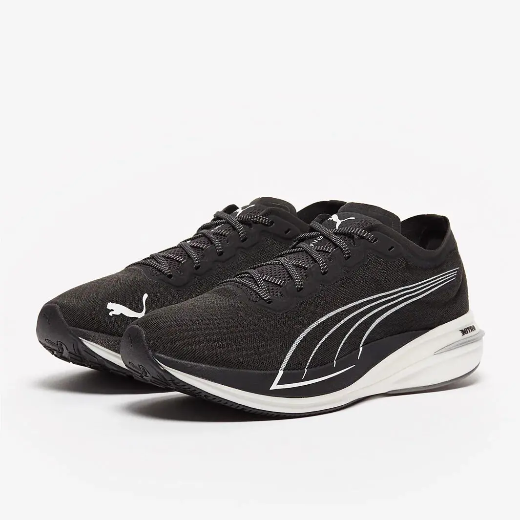 Puma shoes - PUMA Deviate Nitro - Deviate Nitro - 194449 02 - Puma Black-Puma White, Manufacturer: Puma Black-Puma White 8
