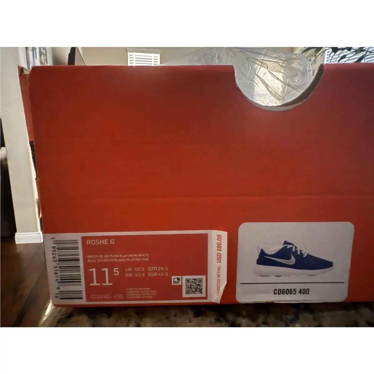 Nike shoes - Nike Roshe G - Roshe - CD6065-400 - Racer Blue/Pure Platinum/White 6