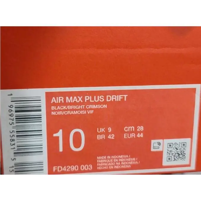 Nike shoes - Nike Air Max Plus - Air Max Plus - FD4290 003 - Red (UPC: 196152827791) 1