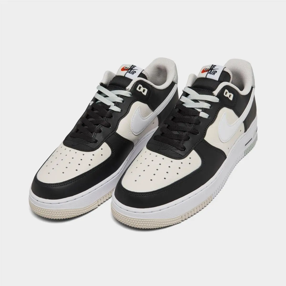 Nike Air Force 1 `07 LV8 Casual Shoes Black / Light Silver Sz 13 FD2592 002