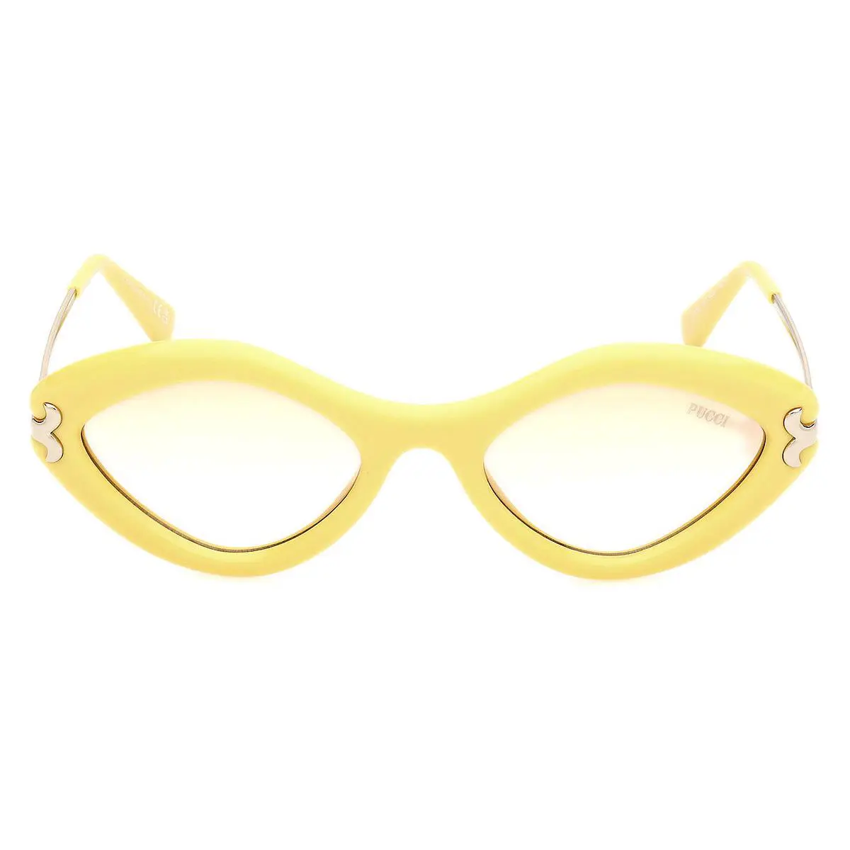 Emilio Pucci EP0223 Sunglasses Women Shiny Light Yellow 54mm