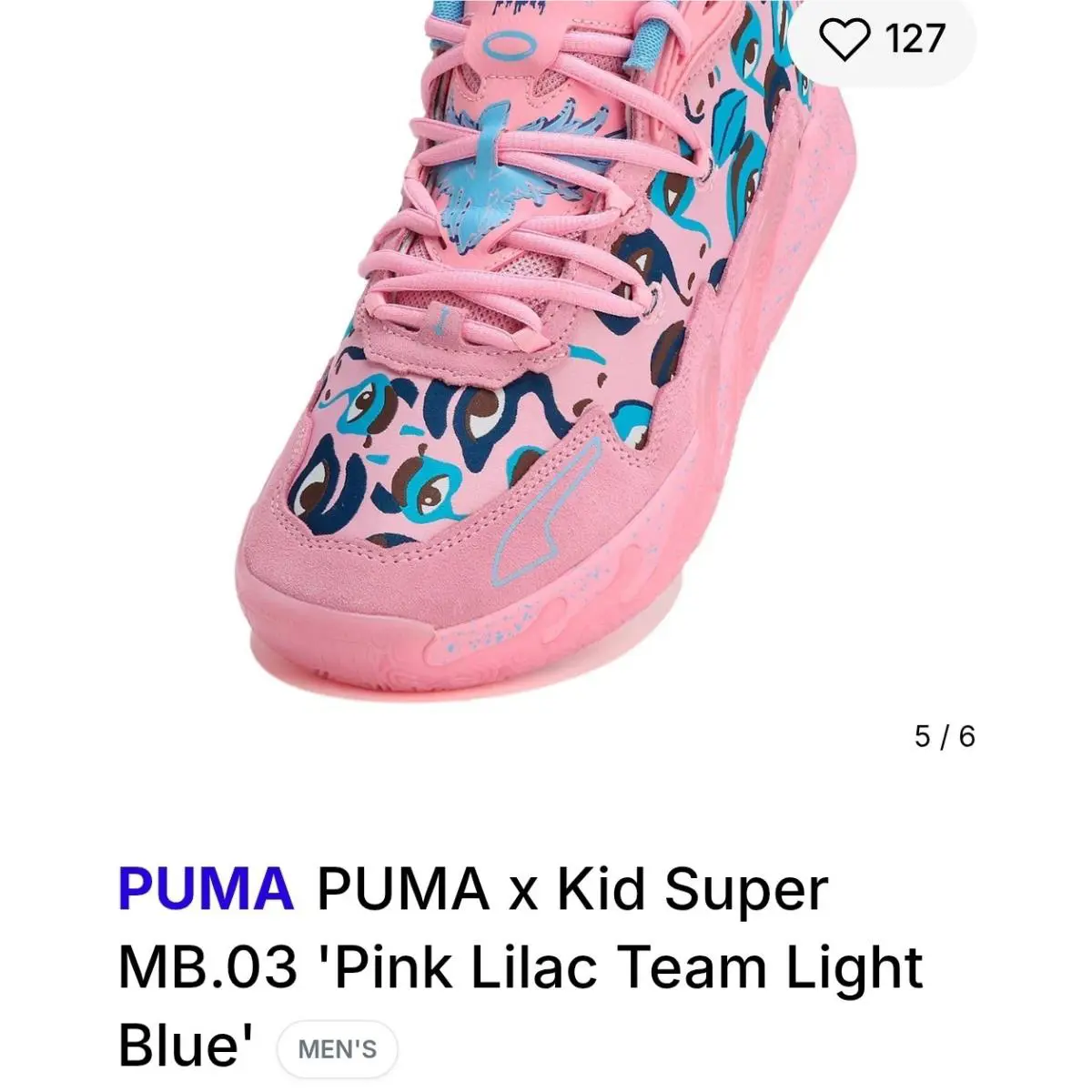 Puma shoes - PUMA MB 03 - 379328-01 - Pink 3