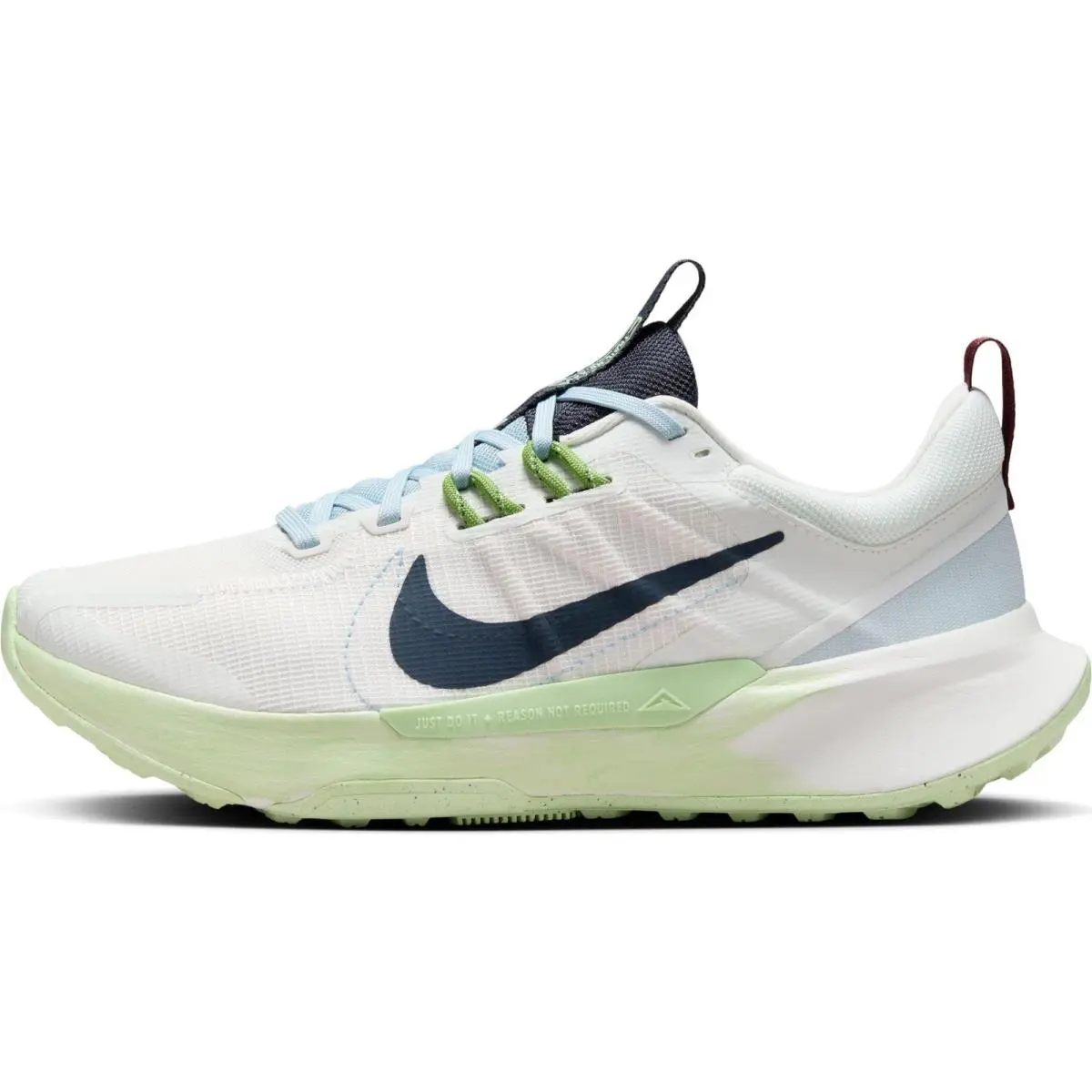 Nike Women`s Running Shoes Summit White Thunder Blue Vapor Green 5