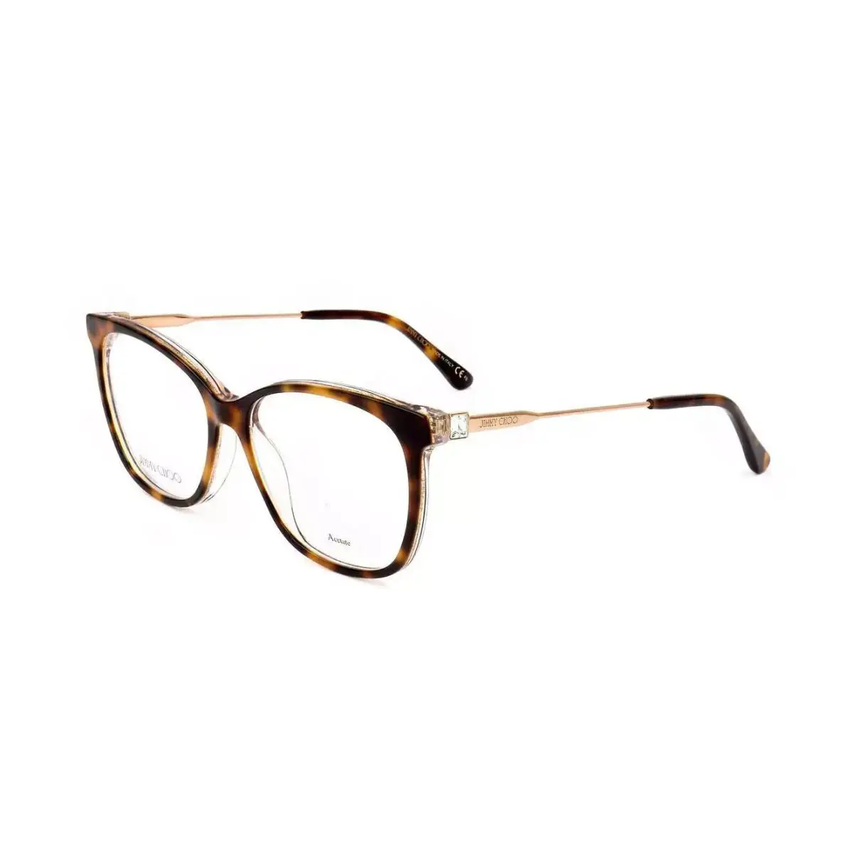 Jimmy Choo JC313 Ldg Havana Glitter Pink 53/15/145 Women`s Eyewear Frame