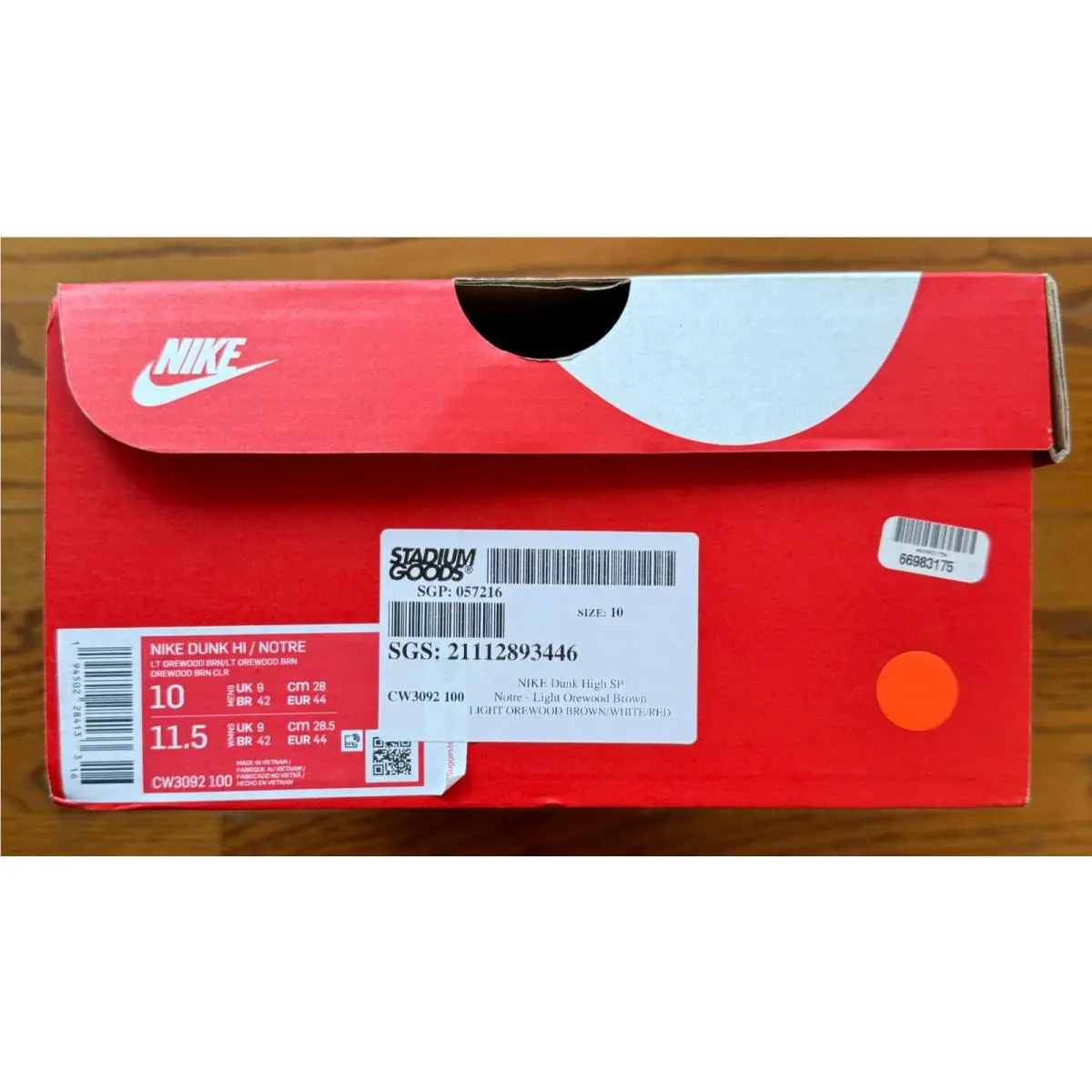 Nike shoes - Nike Dunk - Dunk - CW3092-100 - Brown (UPC: 0194502284157) 4