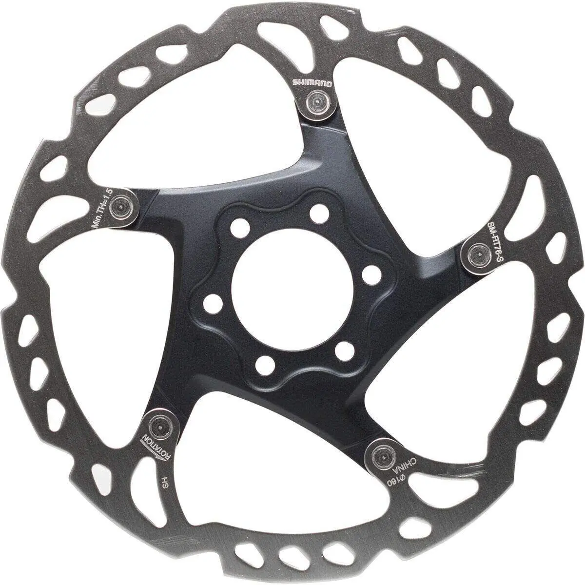 1 or 2 Shimano Slx SM-RT76-S Bike Disc Brake Rotor 6 Bolt 160mm Mtb Bike Rotors