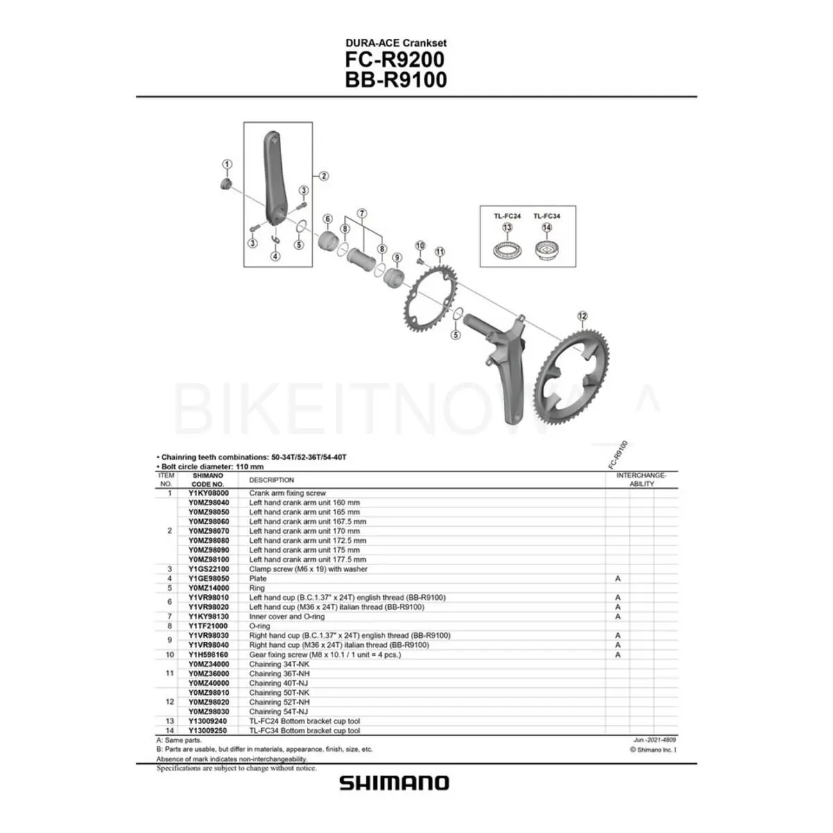 Shimano  - FC-R9200 - VA006033 1