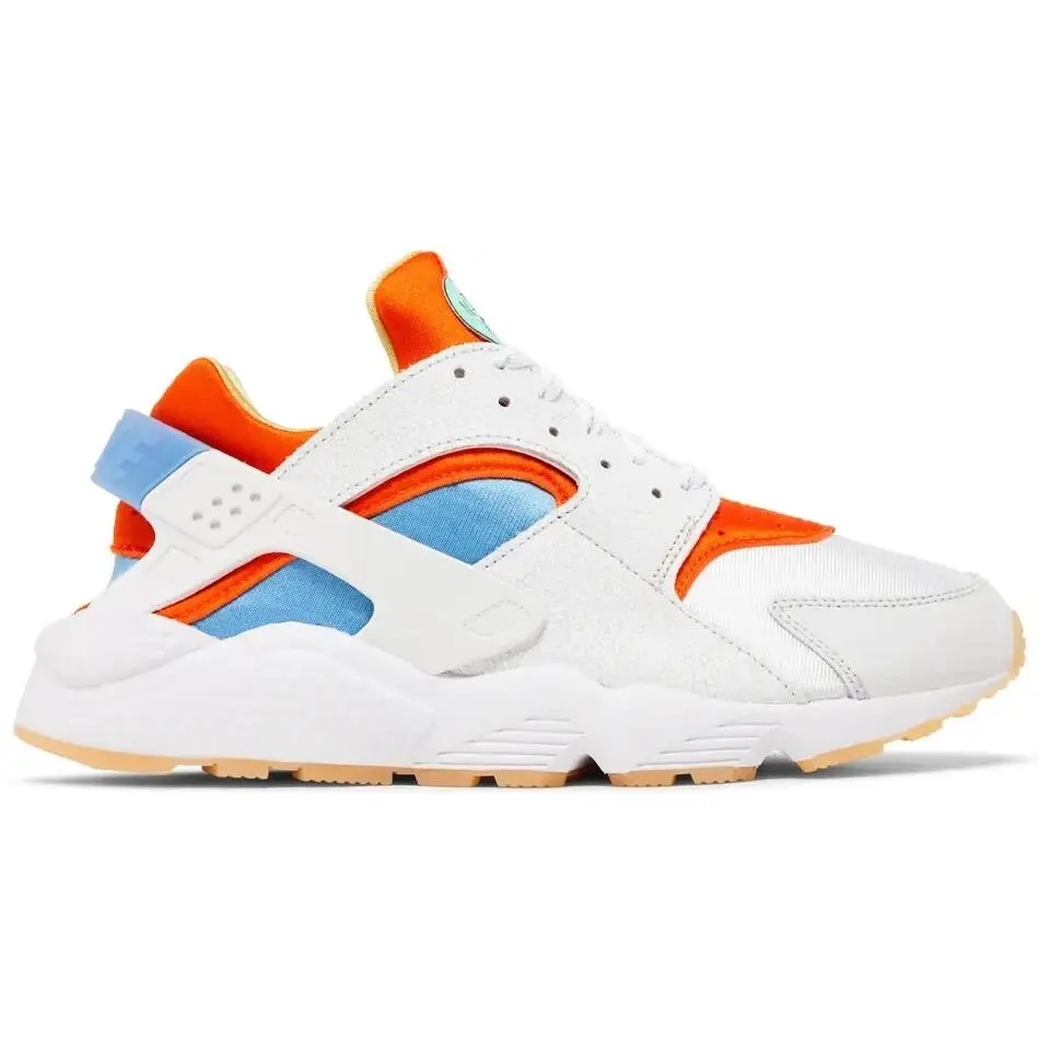Nike Air Huarache White Blue Orange Gum DX2345-100 Men’s Size 8.5