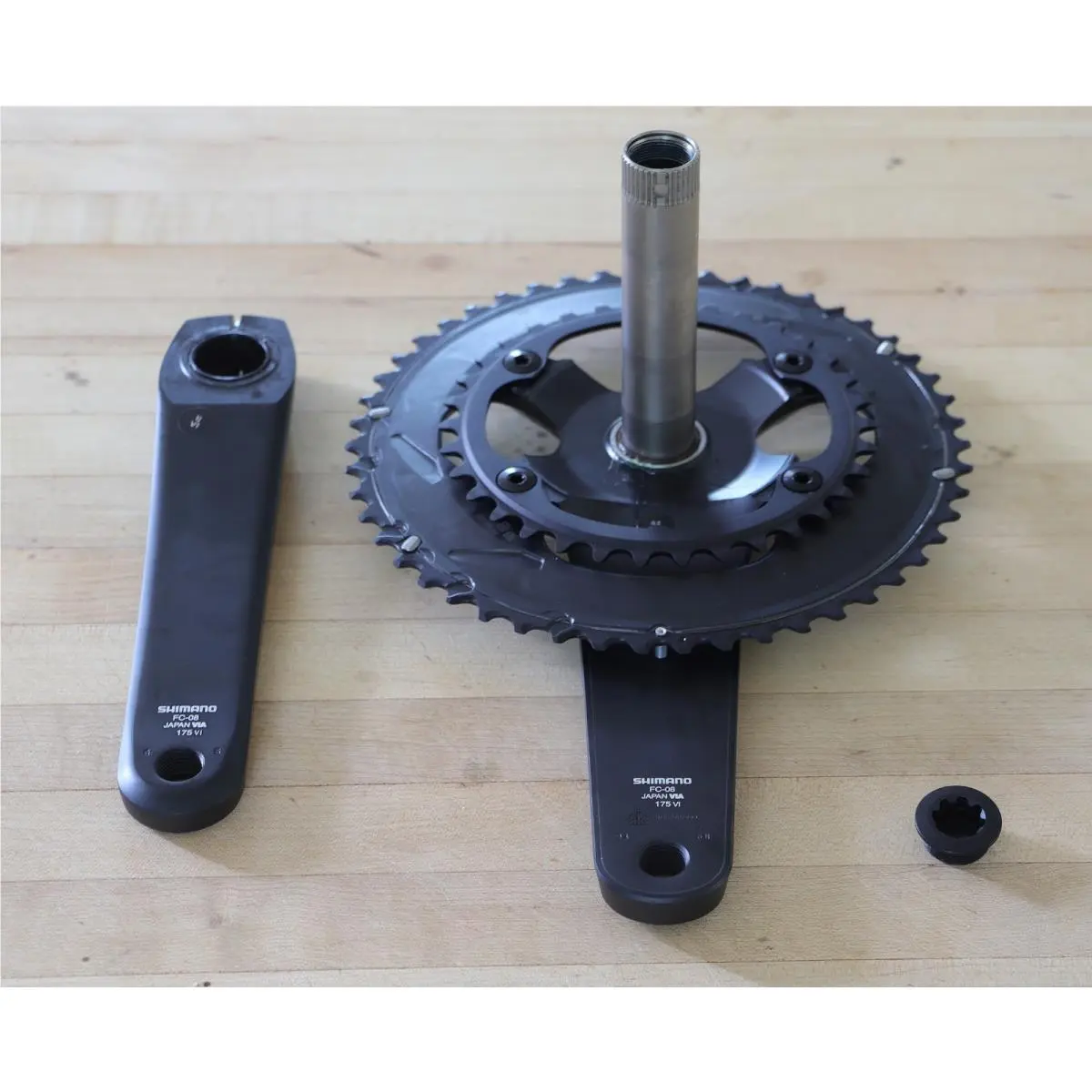Shimano  - Ultegra FC-08 2x 11-Speed Crankset - IFC08AX26A - Black (UPC: 192790746906) 0