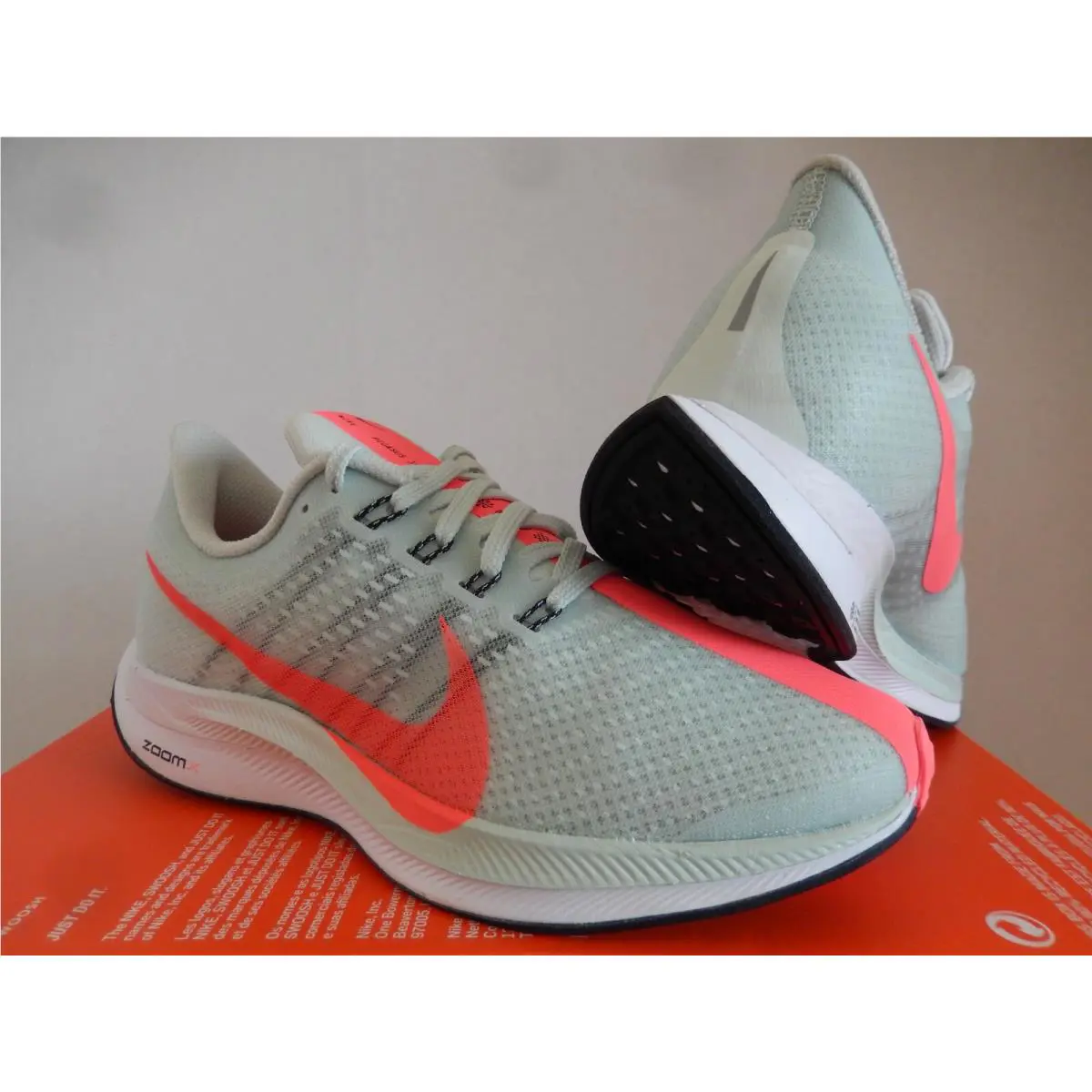 Nike shoes - Zoom Pegasus 35 Turbo - Zoom Pegasus Turbo - AJ4115-060 - Barely Grey/Hot Punch/White/Black (UPC: 0191887120254) 0