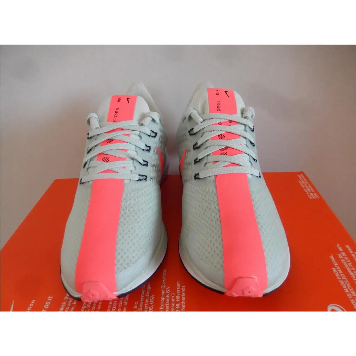 Nike shoes - Zoom Pegasus 35 Turbo - Zoom Pegasus Turbo - AJ4115-060 - Barely Grey/Hot Punch/White/Black (UPC: 0191887120254) 1