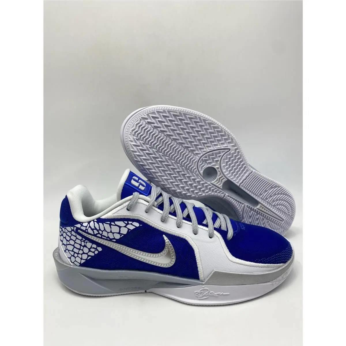 Nike By You Sabrina 2 White Blue Grey HF0670 900 Women`s Size 6.5/Men`s 5