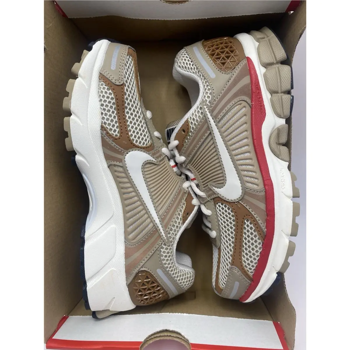 Nike shoes - Nike Zoom Vomero - Zoom Vomero - HV0826 247 - Khaki Phantom-Fire Red-Sail (UPC: 197602336931) 5