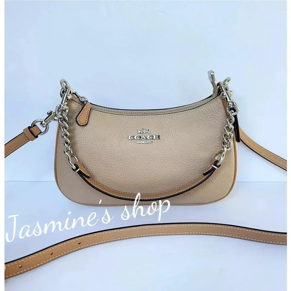 Teri Shoulder Bag CAL57/CV934/CA173/CR103 CA173/silver/sandy beige multi by Coach