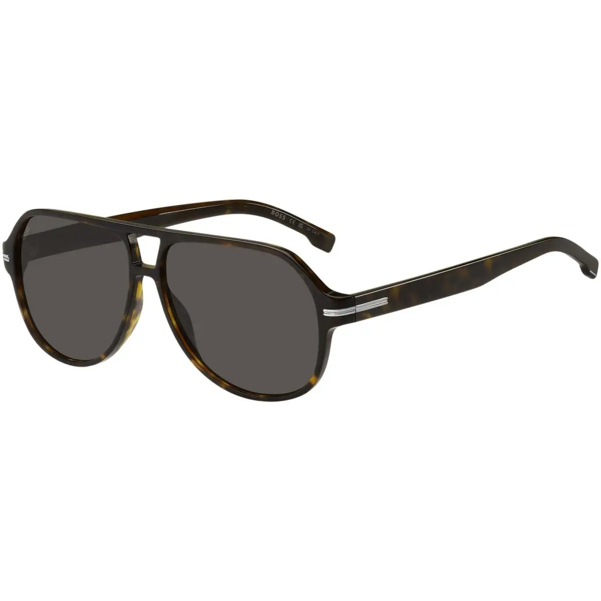 Men`s Havana Pilot Sunglasses - BOSS1507S 0086 IR by Hugo Boss