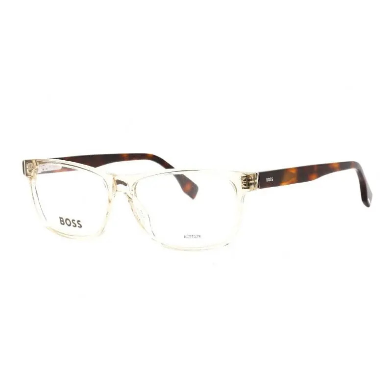 Boss 1518 0XNZ 00 Transparent Beige/havana 58mm Eyeglasses by Hugo Boss
