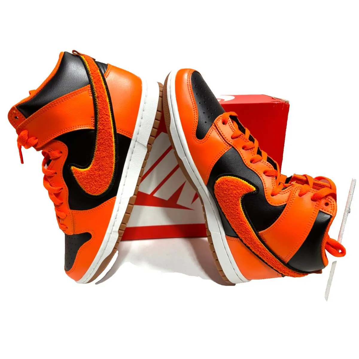 Nike shoes - Nike Dunk High - Dunk High - DR8805-002 - Black Safety Orange 10
