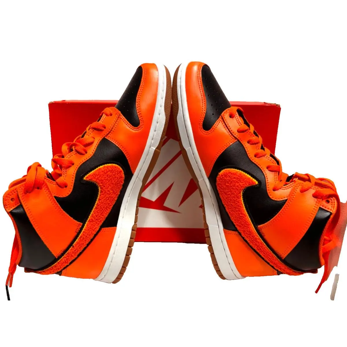 Nike shoes - Nike Dunk High - Dunk High - DR8805-002 - Black Safety Orange 11