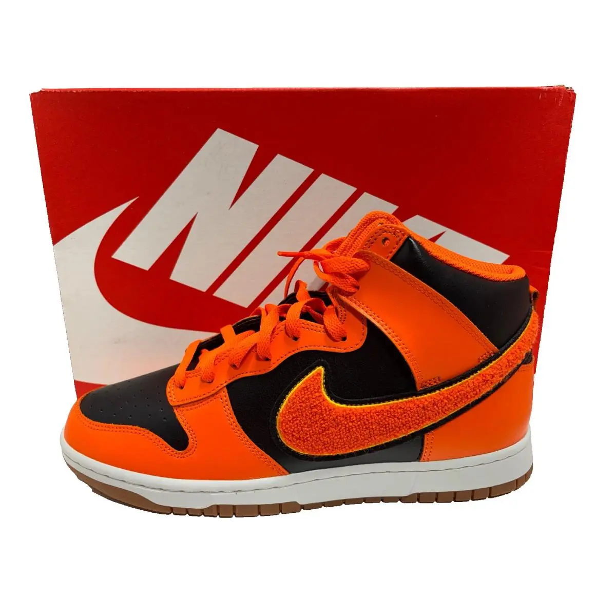 Nike shoes - Nike Dunk High - Dunk High - DR8805-002 - Black Safety Orange 0