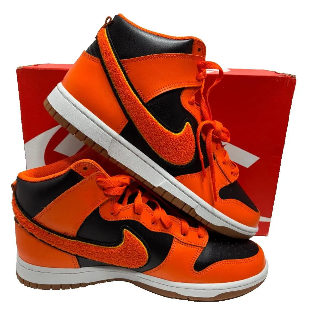 Nike shoes - Nike Dunk High - Dunk High - DR8805-002 - Black Safety Orange 2