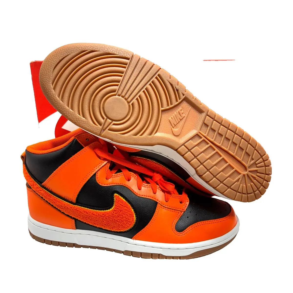 Nike shoes - Nike Dunk High - Dunk High - DR8805-002 - Black Safety Orange 3