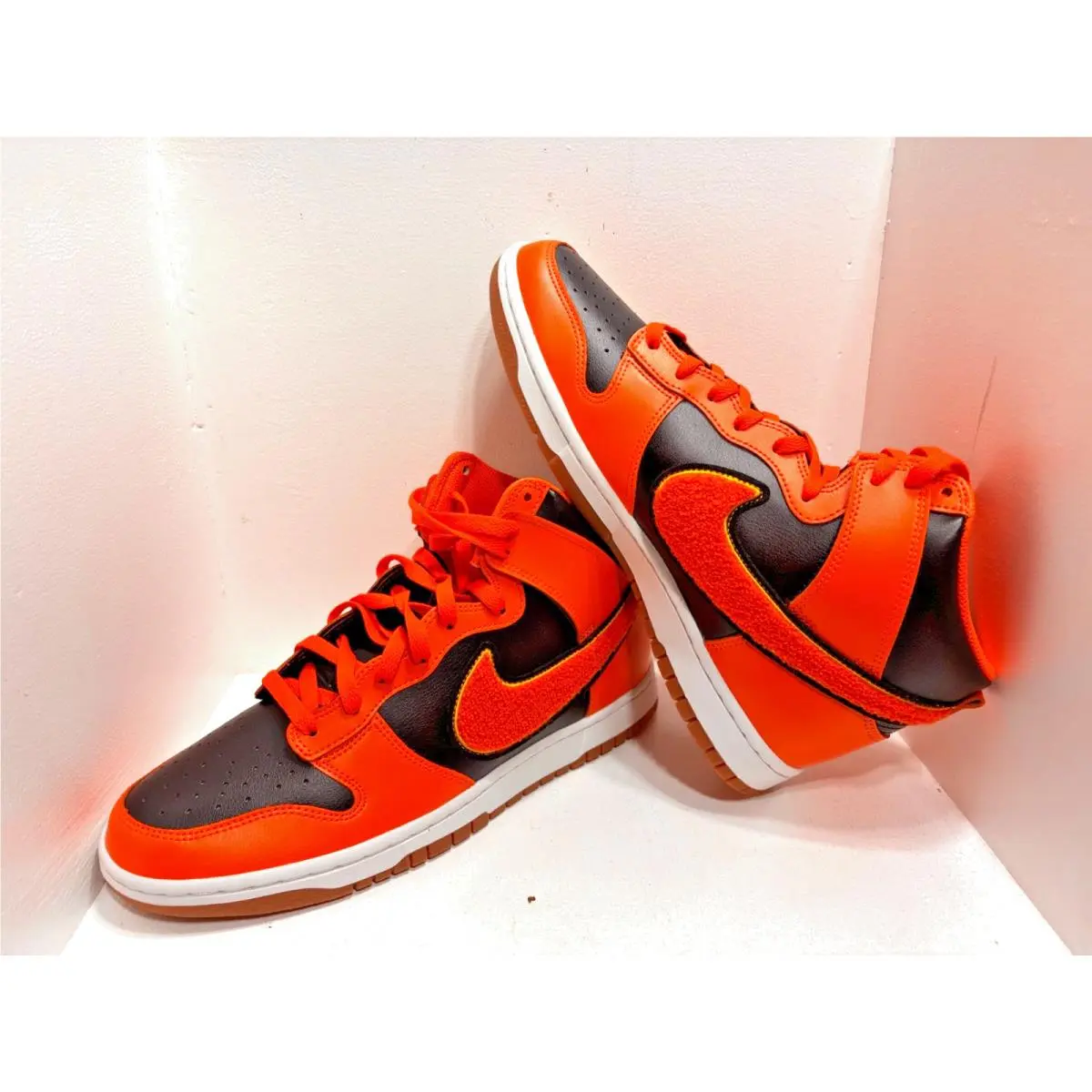 Nike shoes - Nike Dunk High - Dunk High - DR8805-002 - Black Safety Orange 4