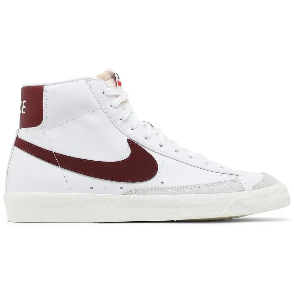 Nike Blazer Mid `77 Vntg White Team Red White Sail Red BQ6806-111 Men`s 9