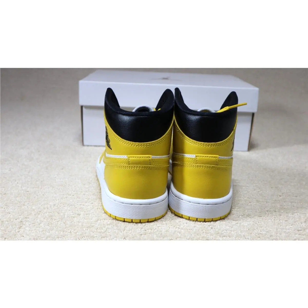 Nike shoes - Nike Air Jordan 1 - Air - BQ6472-170 - Yellow/White/Black 5