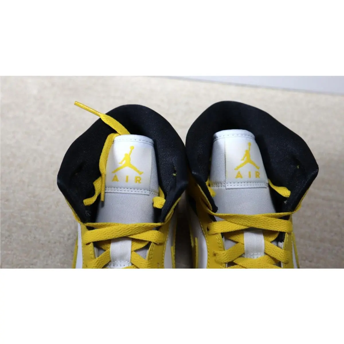 Nike shoes - Nike Air Jordan 1 - Air - BQ6472-170 - Yellow/White/Black 6