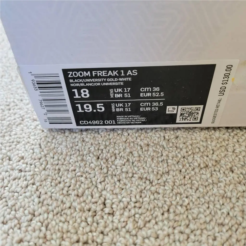 Nike shoes - Nike Zoom Freak - Zoom Freak - CD4962-001 - Black/ Brown, Secondary: White 7