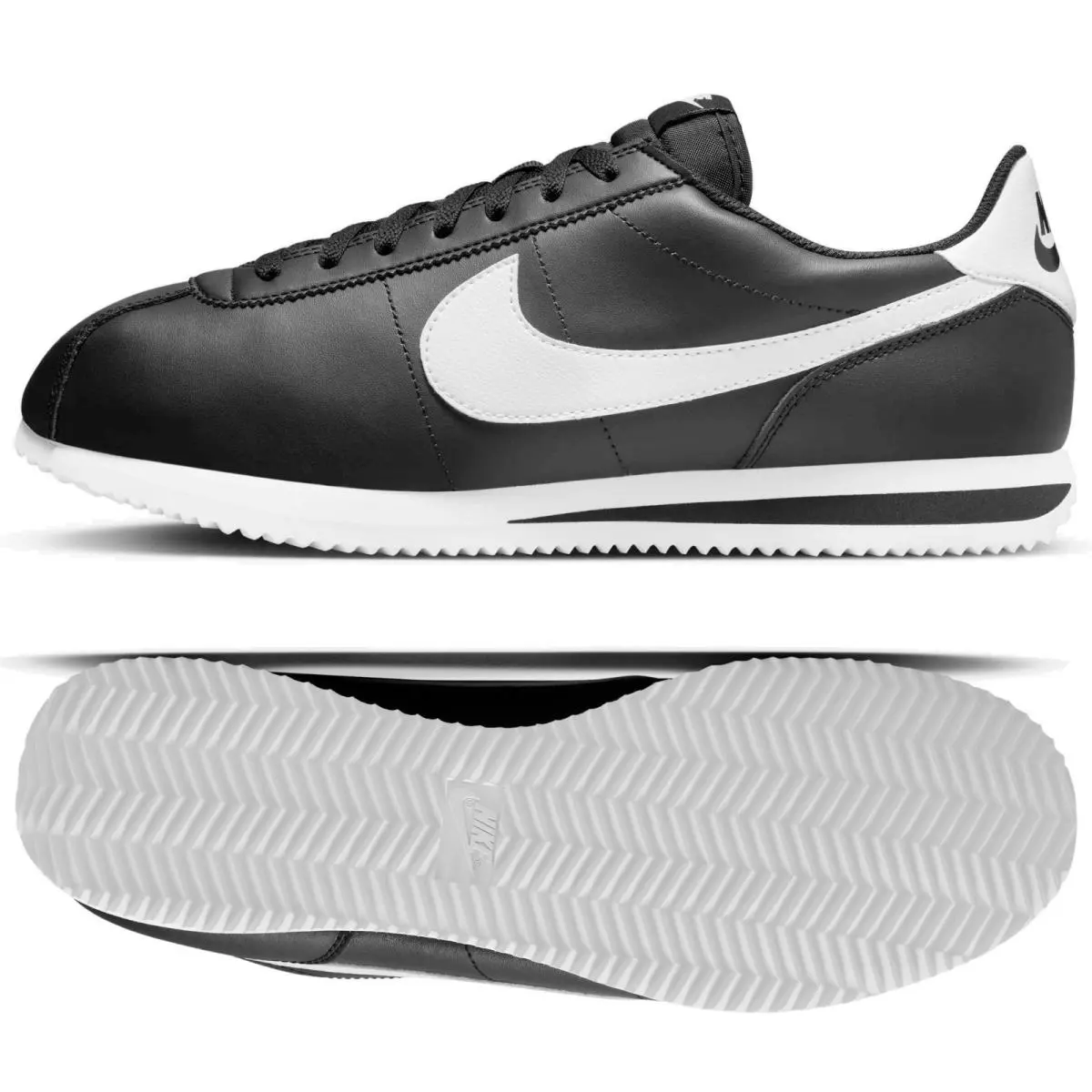 Nike Cortez Classic OG Leather Black/white DM4044-001 Men`s Shoes Size 7
