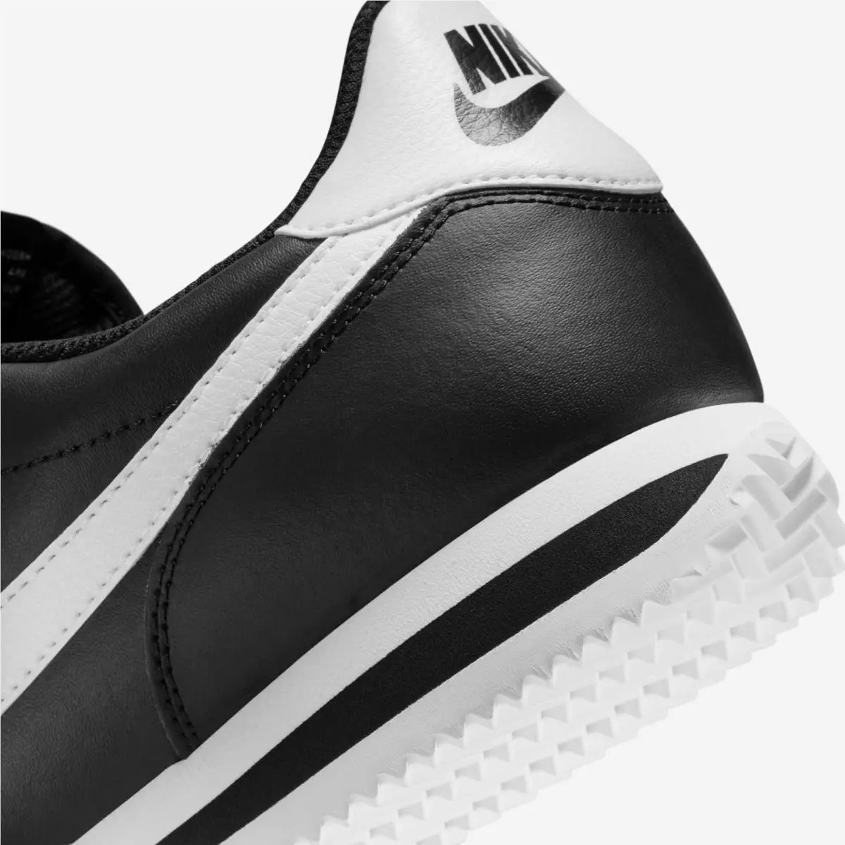 Nike shoes - Nike Cortez Leather - Cortez Leather - DM4044-001 - Black/White (UPC: 196975539383) 8