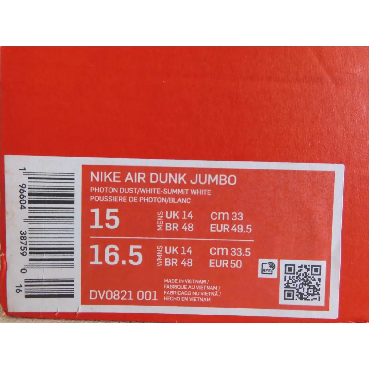 Nike shoes - Nike Dunk Low - Dunk Low - DV0821-001 - White (UPC: 196604387590) 4