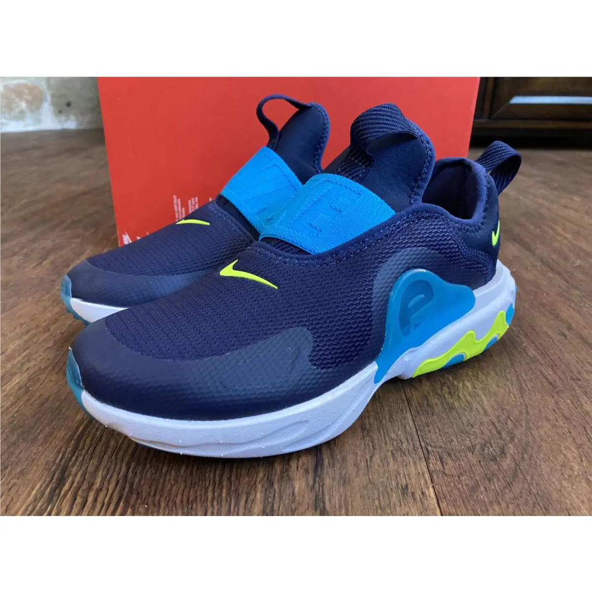 Nike shoes - CD6884 400 - Midnight Navy/Laser Blue/Hyper Crimson/Lemon Venom (UPC: 193654821876) 1
