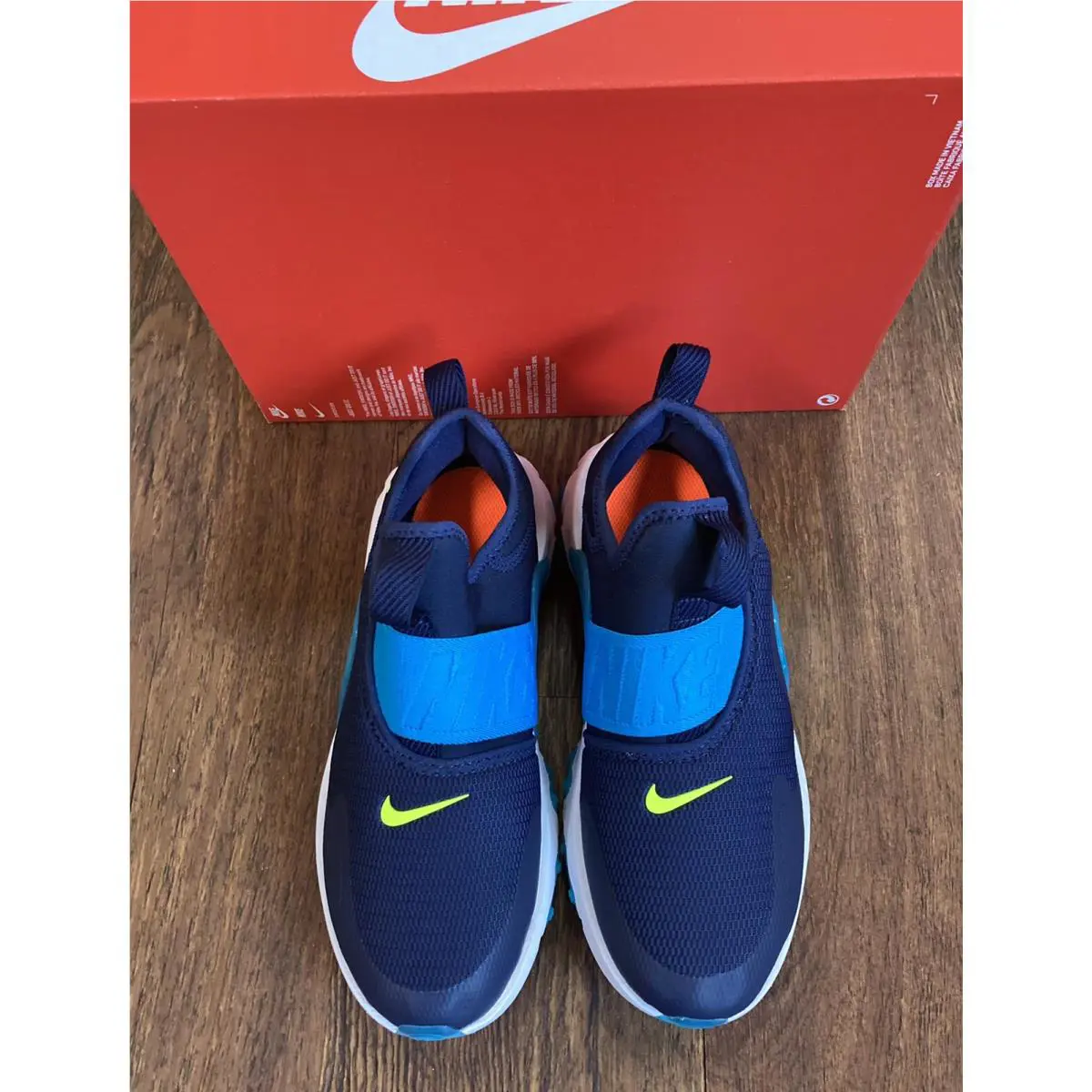 Nike shoes - CD6884 400 - Midnight Navy/Laser Blue/Hyper Crimson/Lemon Venom (UPC: 193654821876) 2