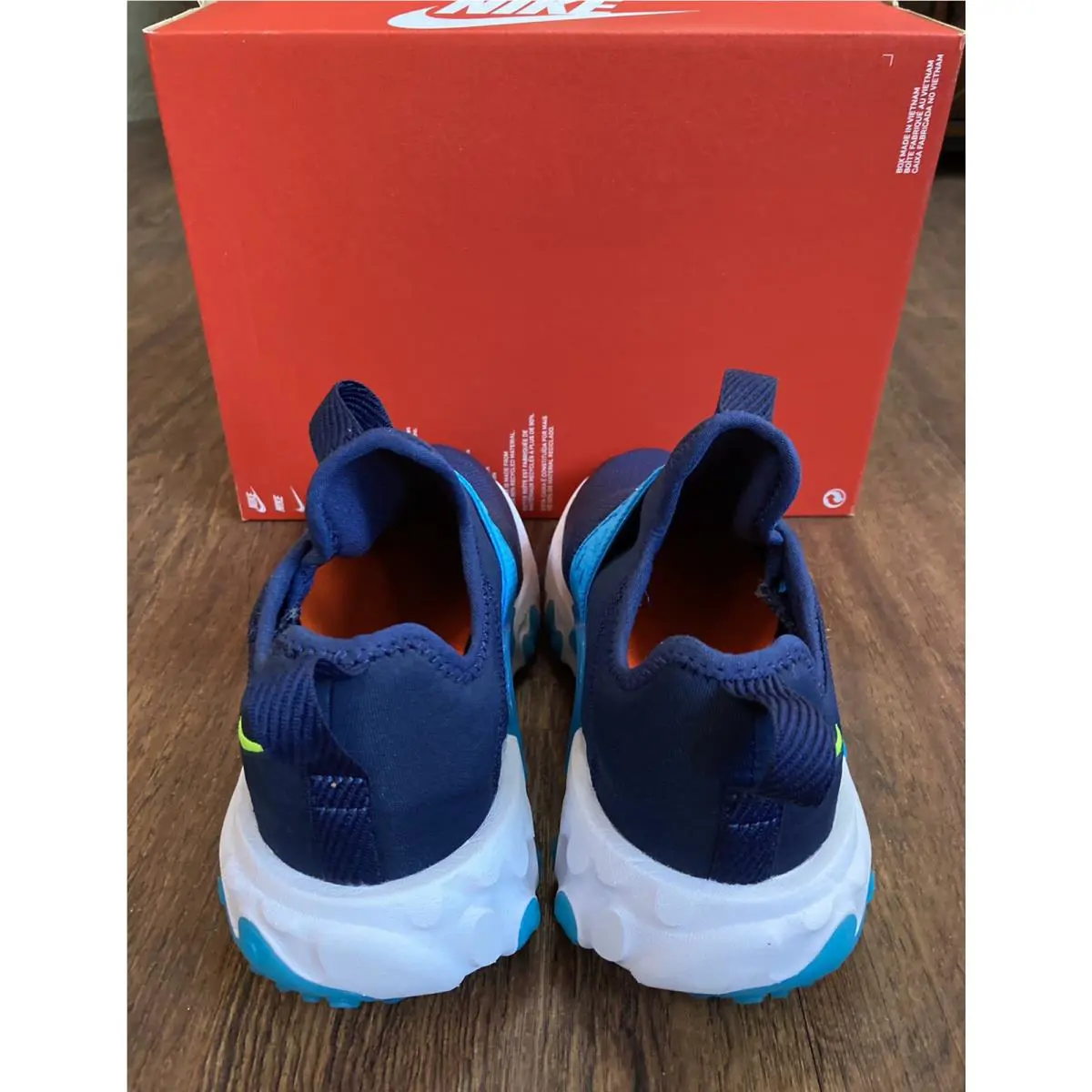 Nike shoes - CD6884 400 - Midnight Navy/Laser Blue/Hyper Crimson/Lemon Venom (UPC: 193654821876) 4